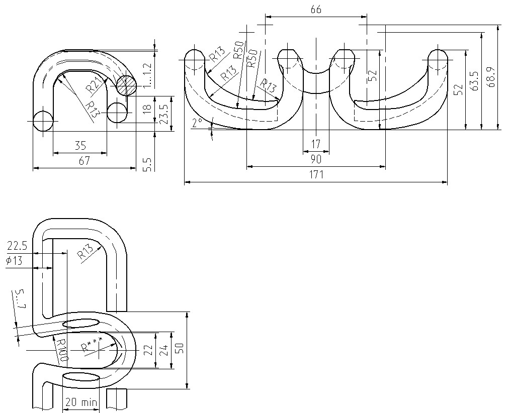 Ашка skl. Клемма пружинная оп105. Клемма SKL 12-32. Vossloh w30 рельсовое скрепление. Упругая клемма SKL 21 чертеж.